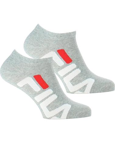 CALZINI FILA INVISIBLE SOCKS PACK 2 GRIGIO MULTICOLORE MULTICOLOR