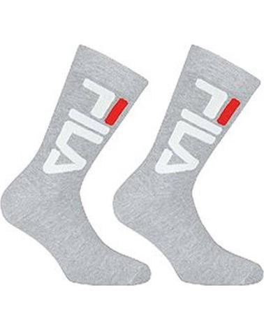 CALCETINES FILA CREW UNISEX GRIS - PACK DE 2 MULTICOLOR