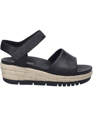 SANDALI JOSEP SEIBEL MIRANDA-02 IN PELLE NERA NEGRO