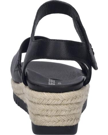 SANDALI JOSEP SEIBEL MIRANDA-02 IN PELLE NERA NEGRO
