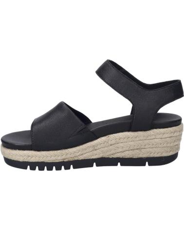 SANDALI JOSEP SEIBEL MIRANDA-02 IN PELLE NERA NEGRO