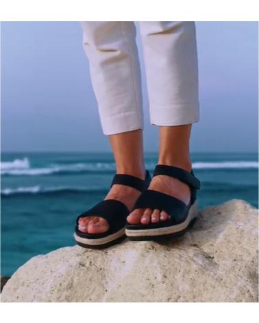 SANDALI JOSEP SEIBEL MIRANDA-02 IN PELLE NERA NEGRO