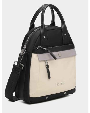 BINNARI BORSA A TRACOLLA E ZAINO CONVERTIBILE 20472 MULTI NERO MULTI NEGRO