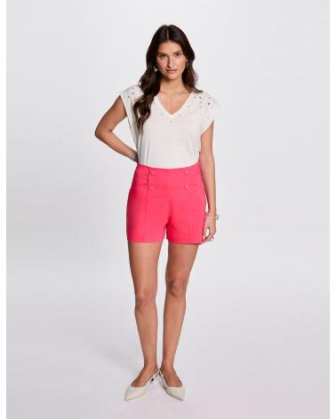 MORGAN CAMISETA MANGA CORTA MUJER 252-DCLO BLANCO