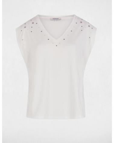 MORGAN CAMISETA MANGA CORTA MUJER 252-DCLO BLANCO