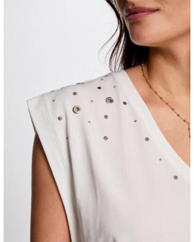 MORGAN CAMISETA MANGA CORTA MUJER 252-DCLO BLANCO