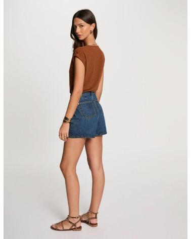 Home-MORGAN-CAMISETA-MANGA-CORTA-MUJER-242-DAYA-MARRóN