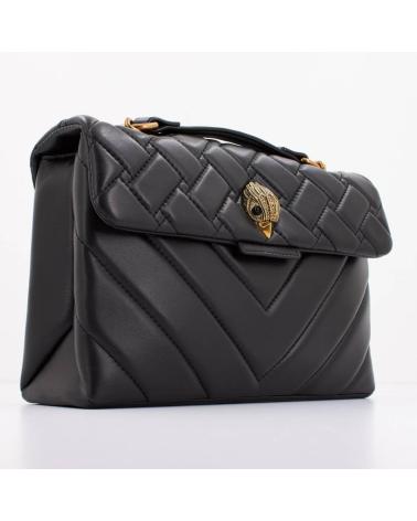 KURT GEIGER LONDON KENSINGTON X BA BLACK LEATHER CROSSBODY BAG BLACK00