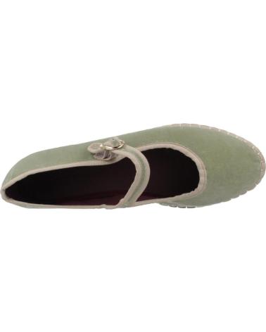 FLABELUS UTA BALLET FLATS GREEN GRAY GRIS