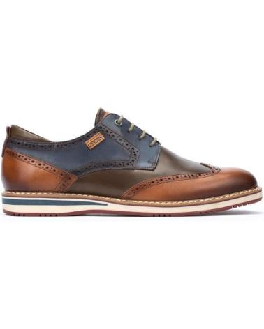 PIKOLINOS ÁVILA M1T - ZAPATOS DE CORDONES DE PIEL MARRÓN MARRóN