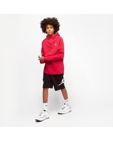 FELPA CON CAPPUCCIO JORDAN JUMPMAN FLEECE FULL ZIP HOODIE 956476-R78 ROSSO ROJO