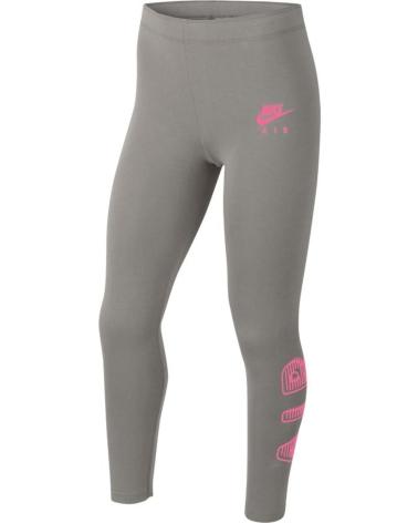 MALLAS NIKE GRIS CON LOGO ROSA