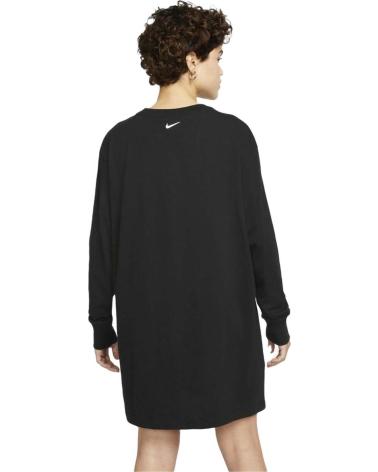 VESTIDO NIKE CON LOGO SWOOSH MANGA LARGA