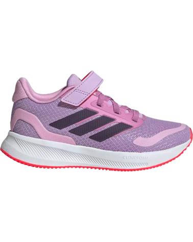 ZAPATILLAS ADIDAS RUNFALCON 5 VELCRO MORADO MORADO