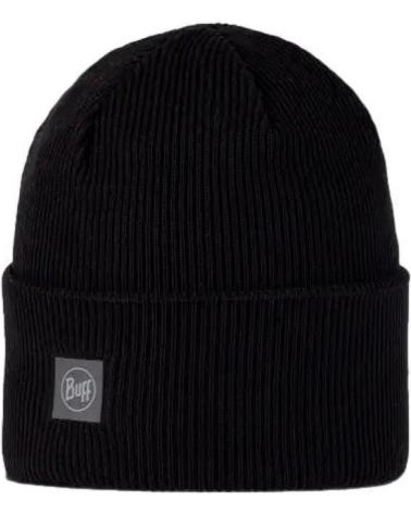 BONNET BUFF SOLID CROSSKNIT NOIR 132891
