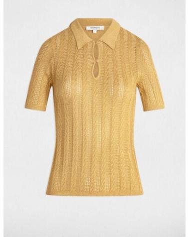 MORGAN POLO COL TYPE POLO 252-MCABI JAUNE AMARILLO