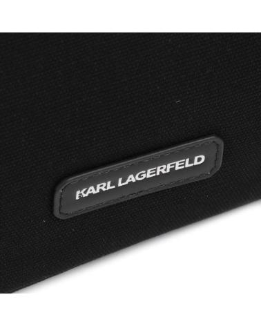 KARL LAGERFELD RSG CANVAS SHOPPER BAG BLACK BLACK