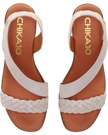 CHIKA10 NEW GOTICA 11 PLATINUM GOLD SANDALS PLATINO-LG GOLD