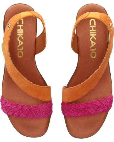 Scarpe per Donna CHIKA10 SANDALIA CON TACON PARA MUJER NEW GOTICA 11 COLOR N NARANJA