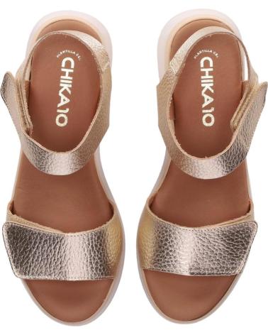 CHIKA10 ST PAVLOVA 5660 PLATINUM GOLD SANDALS PLATINO-LG GOLD