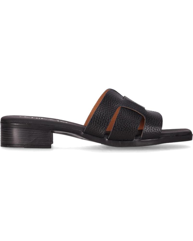 CHIKA10 ST FIORE 5600 BLACK FLAT SANDAL NEGRO-BLACK