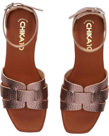 CHIKA10 ST FIORE 5601 BRONZE DRESS SANDAL BRONCE-BRONZE