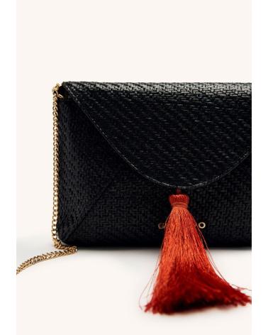 SAC BANDOULIÈRE GIOSEPPO TRUMBULL EN RAPHIA - MODÈLE 75496