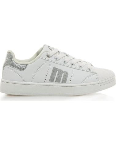 BASKETS MTNG 49100 BLANCHES AVEC DÉTAILS ARGENTÉS BLANCO