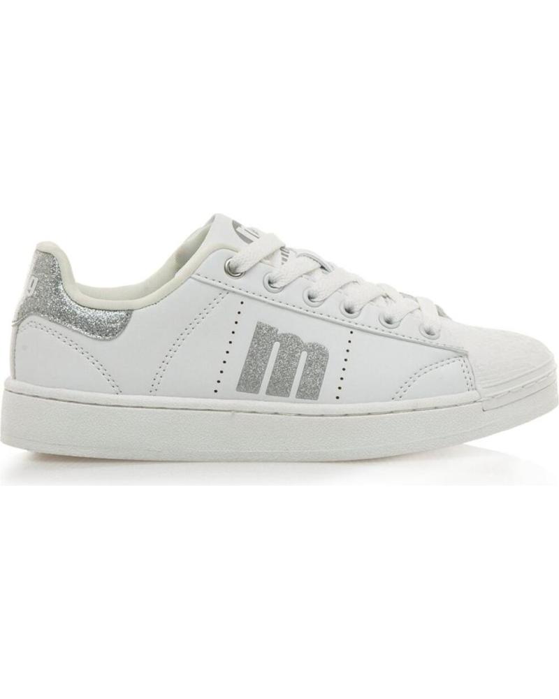 BASKETS MTNG 49100 BLANCHES AVEC DÉTAILS ARGENTÉS BLANCO