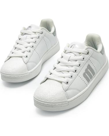 BASKETS MTNG 49100 BLANCHES AVEC DÉTAILS ARGENTÉS BLANCO