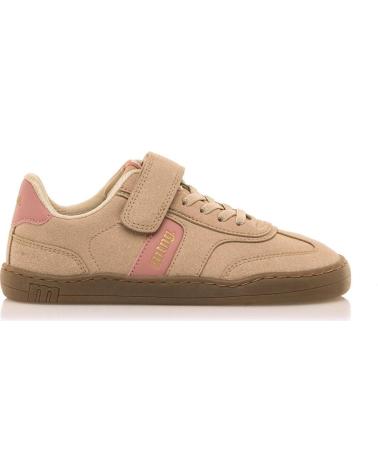 SNEAKERS MTNG 48942 BEIGE CON CHIUSURA A STRAPPO BEIGE