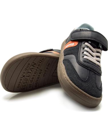 BASKETS DÉCONTRACTÉES MTNG 48942 BLEUES AVEC FERMETURE VELCRO AZUL