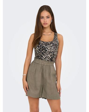 ONLY TOP ESTAMPADO LEOPARDO MARRÓN MODELO 15348826 MARRóN