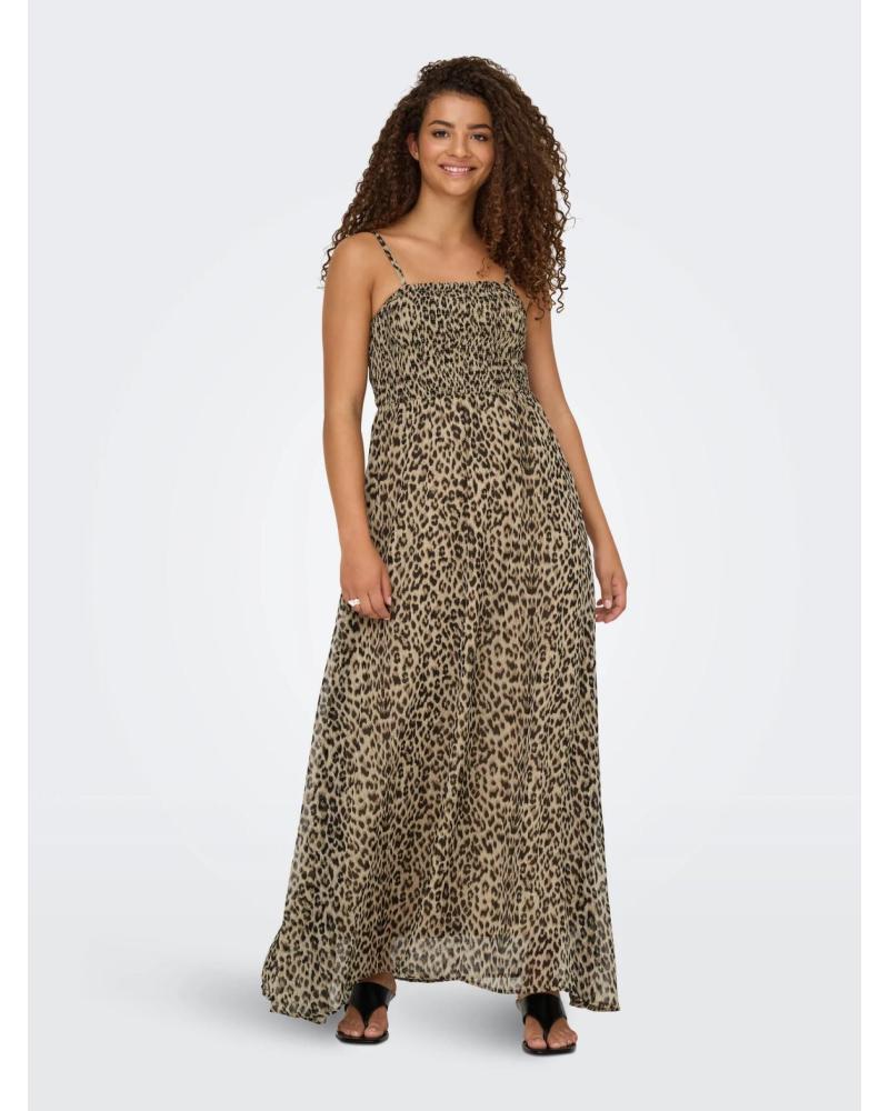 ONLY LANGES KLEID MIT MUSTER NERZ MODELL 15352634 VISON