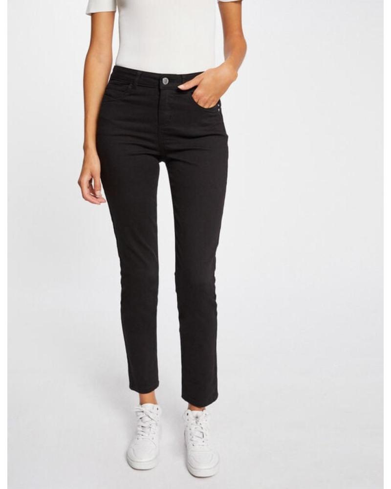 MORGAN SLIM FIT TROUSERS 231-PRETTY BLACK WITH STANDARD WAIST NEGRO