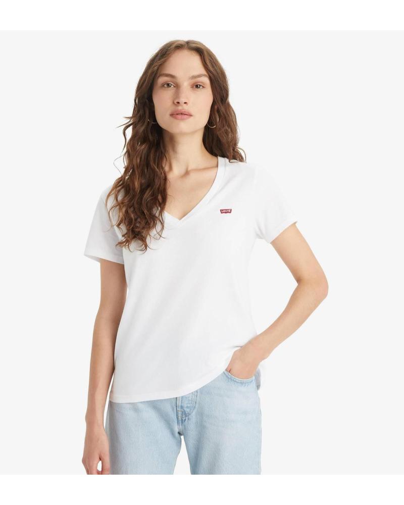 LEVIS CAMISETA MUJER 85341 BLANCO