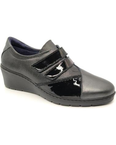 SCARPA NOTTON VELCRO NERO 104 NEGRO