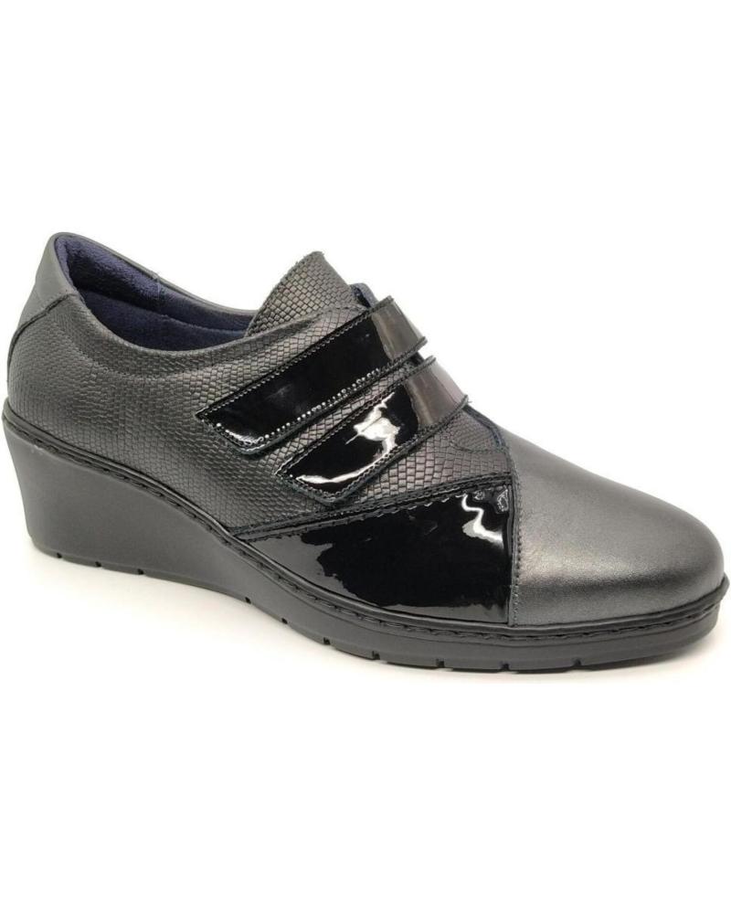 SCARPA NOTTON VELCRO NERO 104 NEGRO