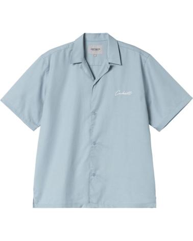CARHARTT DELRAY SHIRT CAMISA MANGA CORTA AZUL FROSTED MULTICOLOR
