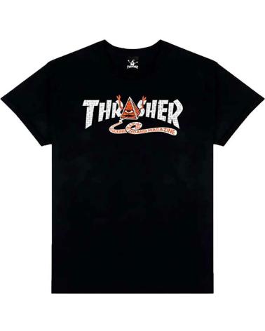 THRASHER CAMISETA X TOY MACHINE PIRAMID TEE B MULTICOLOR