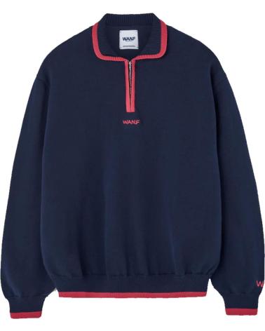 WE ARE NOT FRIENDS MAGLIA ZIP KON NAVY MULTICOLOR