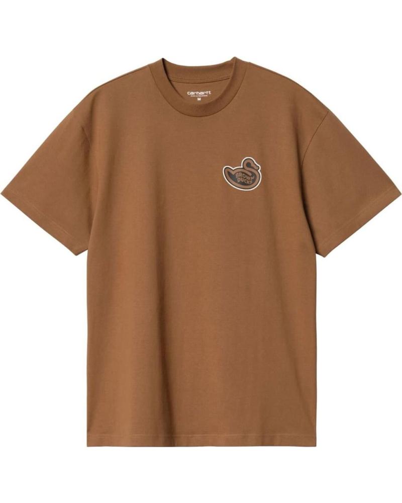 CARHARTT S-S BROWN DUCKS HAM T-SHIRT MARRON MULTICOLOR