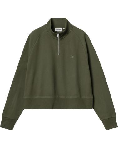 CARHARTT W COLBURN HIGH NECK SWEAT VERT MILITAIRE MULTICOLOR
