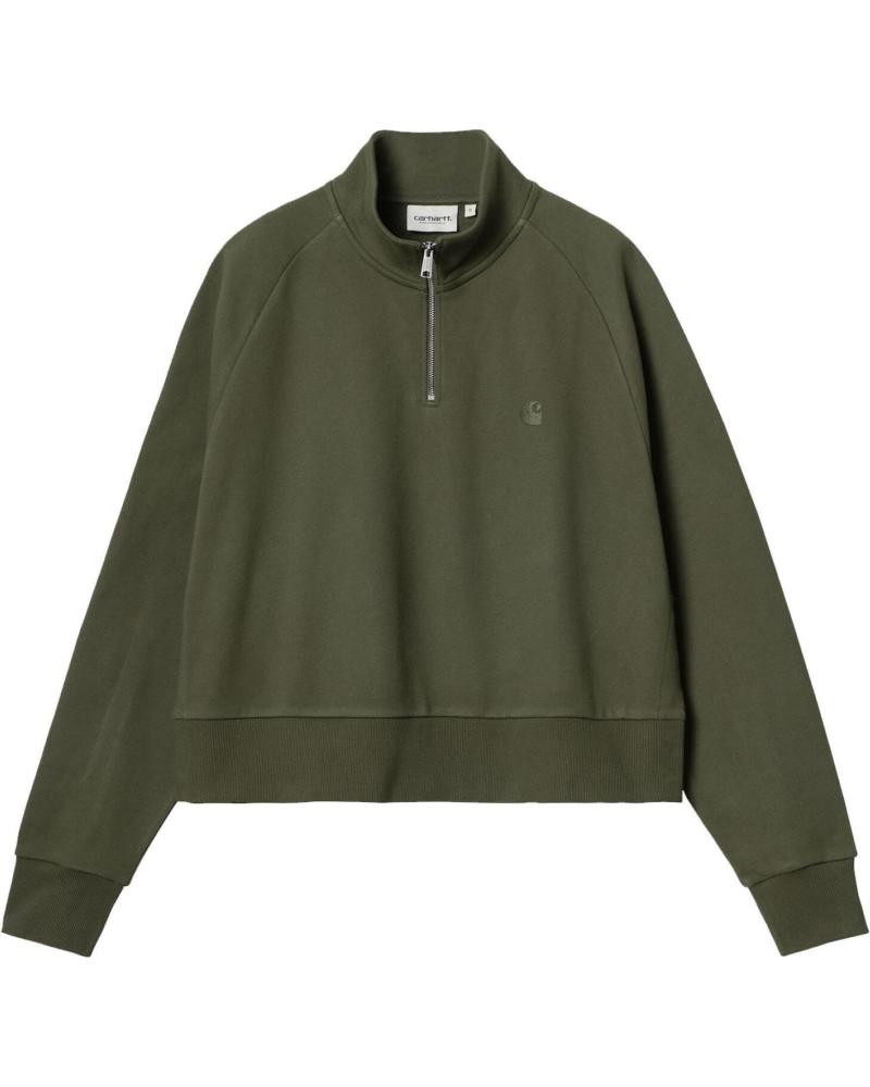 CARHARTT W COLBURN HIGH NECK SWEAT VERT MILITAIRE MULTICOLOR