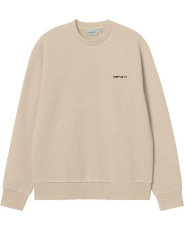 SWEAT-SHIRT CARHARTT SCRIPT EMBROIDERY SWEAT WAL BEIGE MULTICOLOR