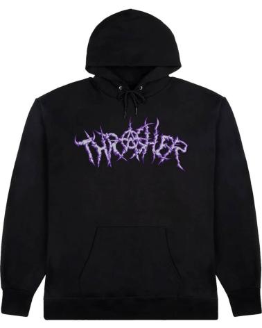 THRASHER SUDADERA THORNS SHIT HOOD NEGRO BLAC MULTICOLOR