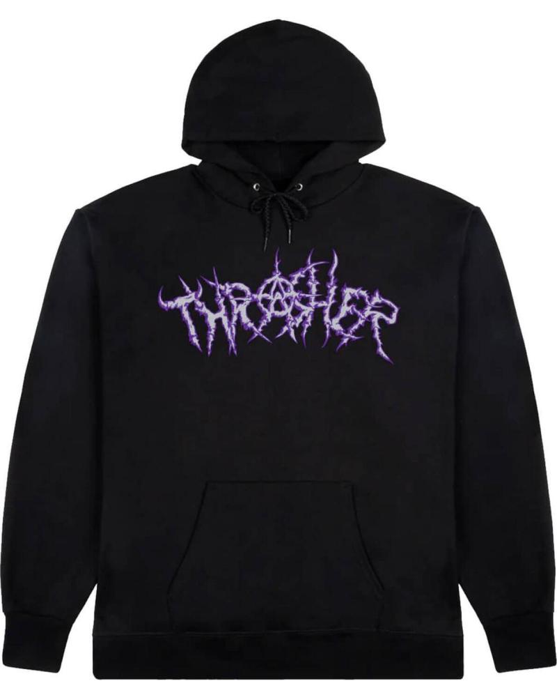 THRASHER SUDADERA THORNS SHIT HOOD NEGRO BLAC MULTICOLOR