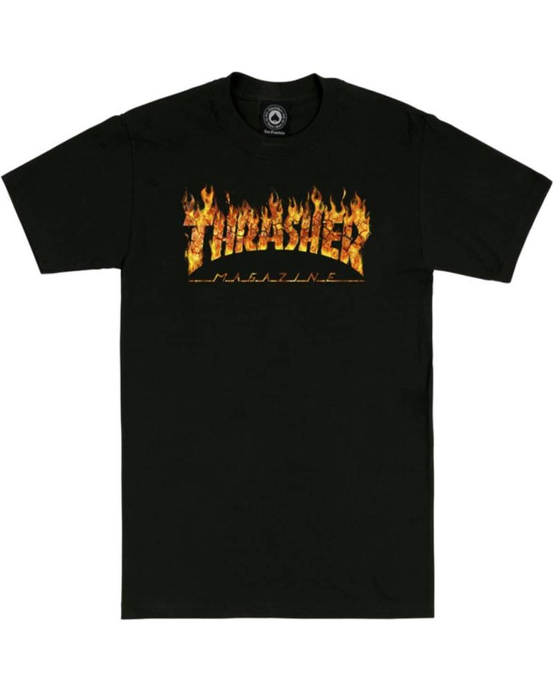 THRASHER CAMISETA INFERNO BLACK MULTICOLOR