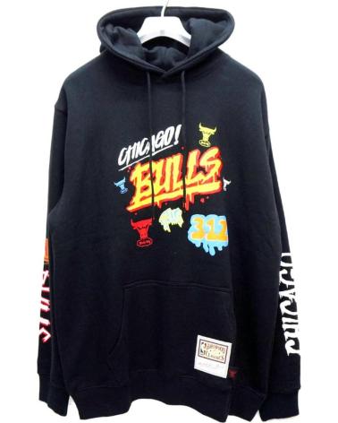 MITCHELL & NESS SLAP STICKER HOODY MULTICOLOR HOODIE MULTICOLOR