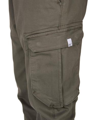REELL REFLEX RIB - CALÇA JOGGER CARGO VERDE VERDE